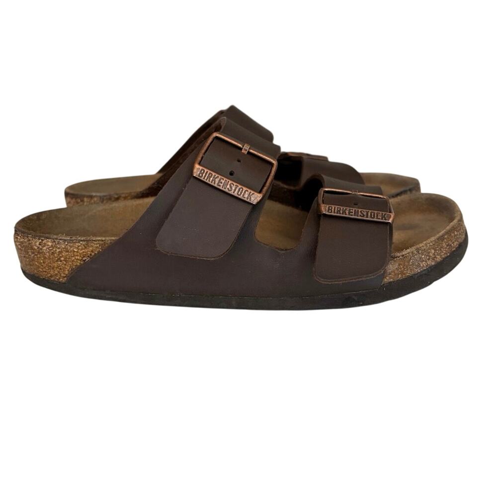 Birkenstock, Arizona brown two strap buckle sandal size 37 BoHo summer comfort